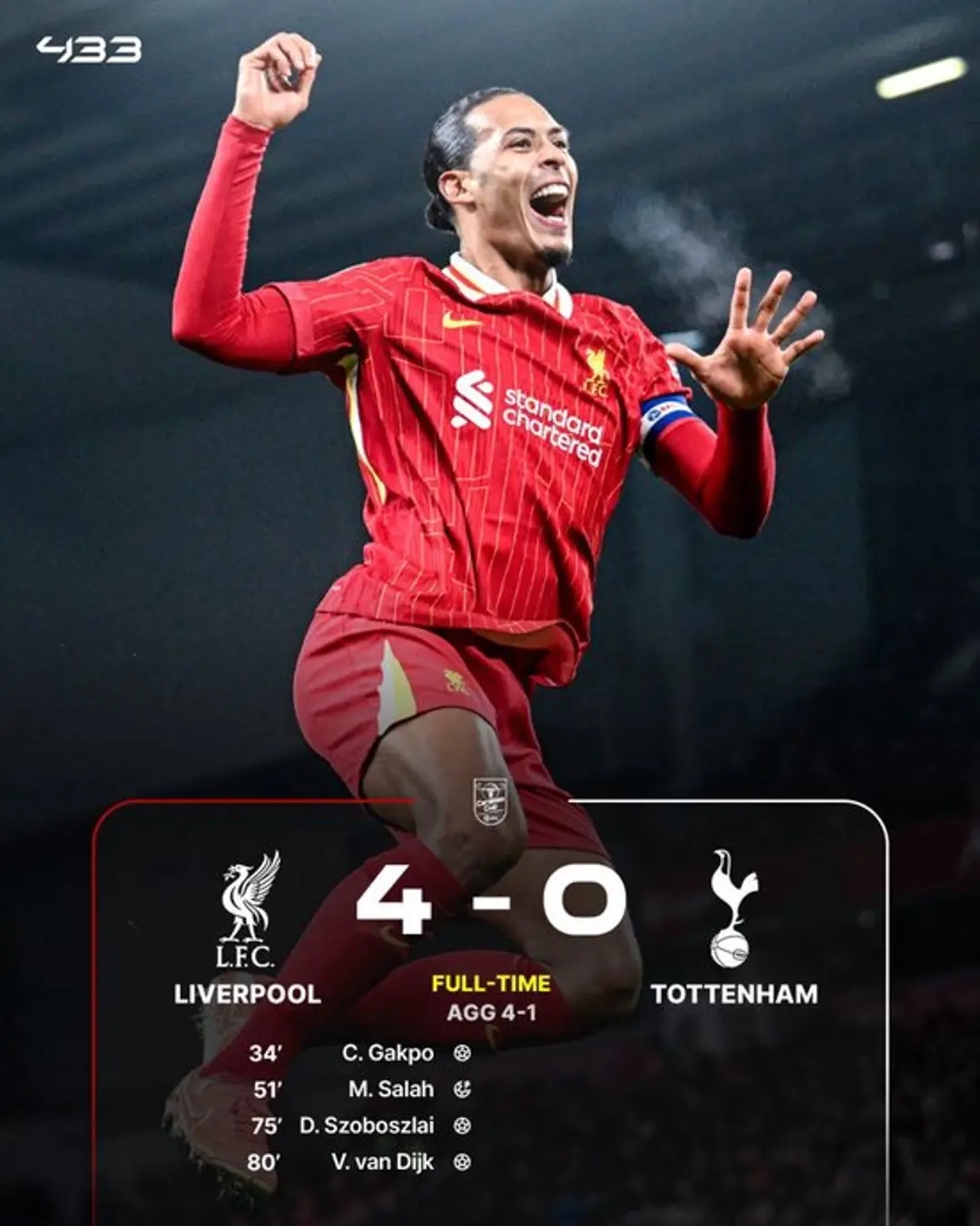 利物浦客场胜出，德甲豪门锋无力回天